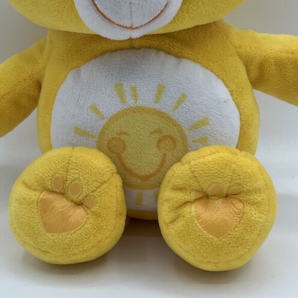 Care Bears Funshine Bear 14" Plush Stuffed Animal 2015 Yellow Sunshine - Picture 5 of 10